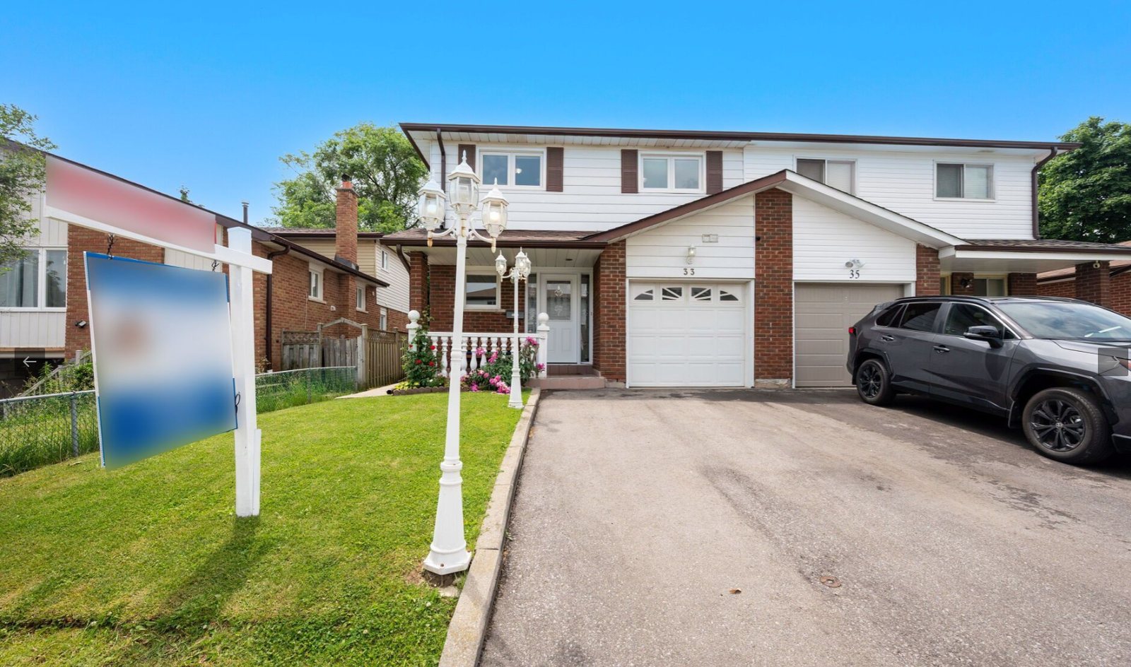 Semi-detached home on Merton Road, Brampton